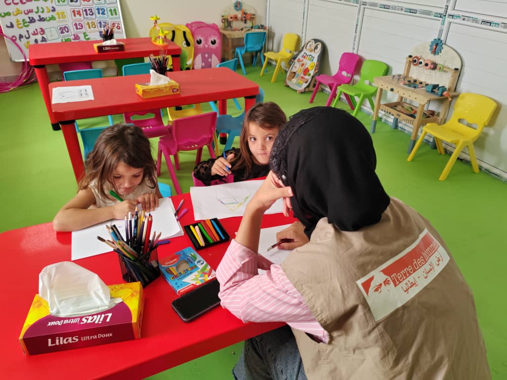 spazio protetto bambini ospedale Libia